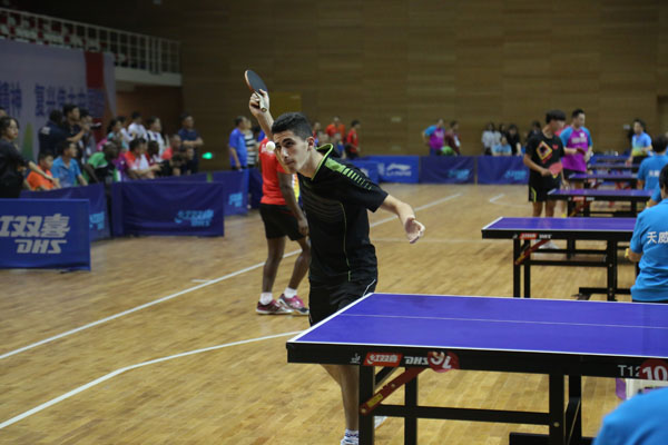 “一带一路”中国吴兴与发展中国家乒乓球国际交流赛举行